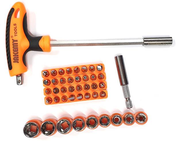 JAKEMY JM-6106 T-Shape Handle Screwdriver Bits Multitool Tool Set Kit for Household