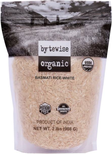bytewise organic Basmati Pulav Rice Basmati Rice (Long Grain, Unpolished)