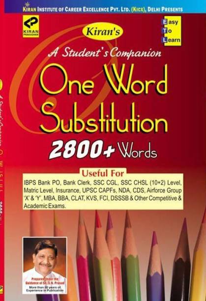 A Student's Companion - One Word Substitution (2800+ Words)