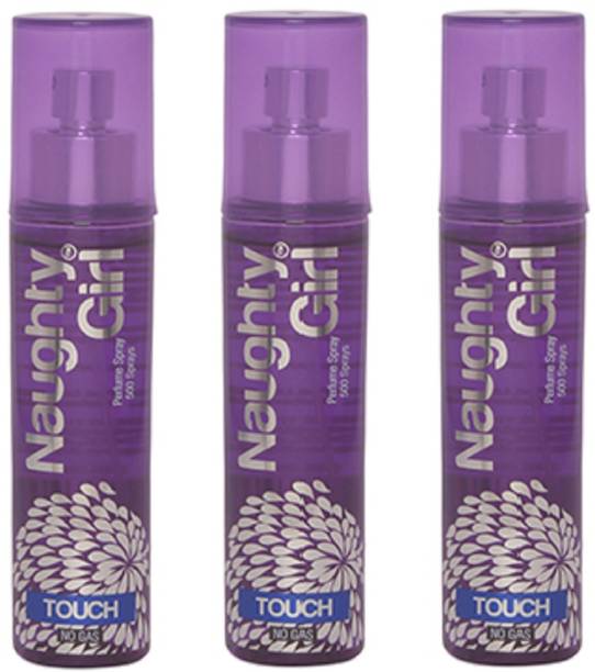 Naughty Girl TOUCH Perfume Spray for Women- Pack of 3 (60ml each) Perfume  -  60 ml