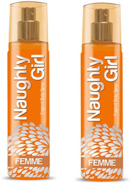 Naughty Girl FEMME Perfume Spray for Women- Pack of 2 (135ml each) Perfume  -  135 ml