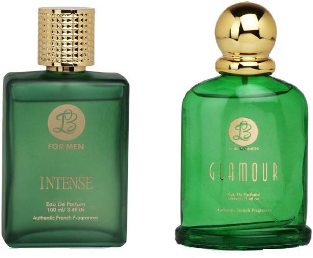 Lyla Blanc Mens INTENSE & Womens GLAMOUR - (Set of 2 Perfume for Couple) (100ml each) Eau de Parfum  -  100 ml