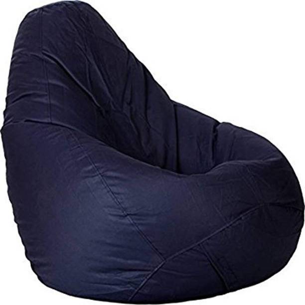 HighLyfe Large Tear Drop Bean Bag Cover  (Without Beans)