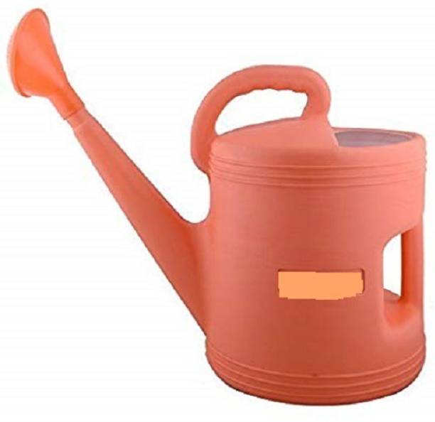 GURUDATTA Plastic Unbreakable Watering Can for Plants, 5L (Agriculture zari, Pink) Watering Wand