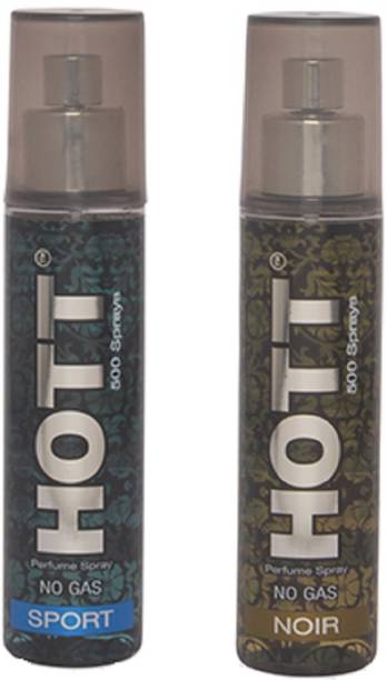 HOTT SPORT & NOIR Perfume Spray for Men- (Set of 2) (60ml each) Perfume  -  60 ml