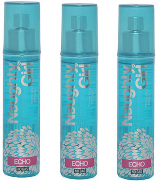 Naughty Girl ECHOPerfume Spray for Women- Pack of 3 (60ml each) Perfume  -  60 ml