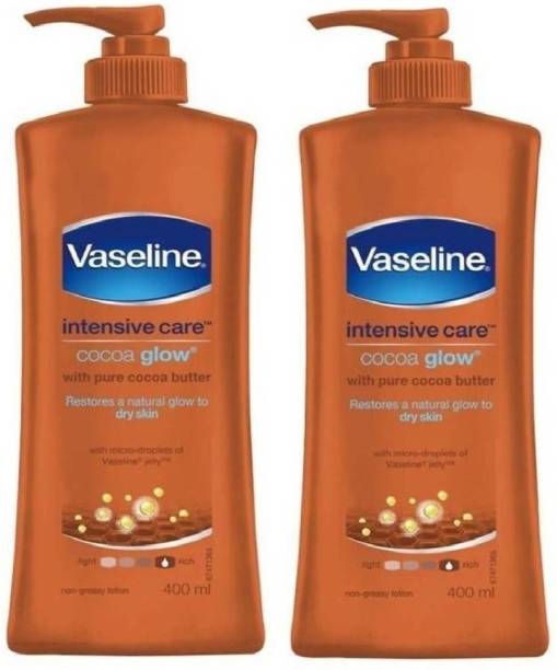 Vaseline Cocoa Glow body lotion body care 400ml x 2 (800ml)