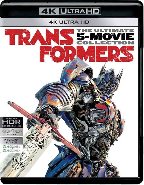 Transformers: The Ultimate 5 Movies Collection - Transformers (2007) + Revenge of the Fallen + Dark of the Moon + Age of Extinction + The Last Knight (4K UHD) (5-Disc Box Set)