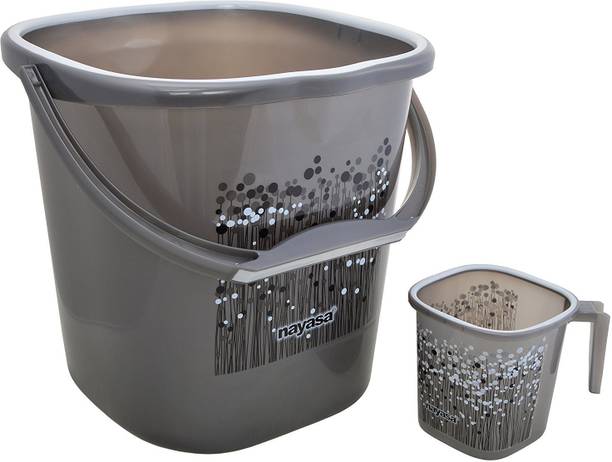 Mirror Stainless Steel Ss Lid Bucket Capacity 500 Ml 20 L Id 21558574633