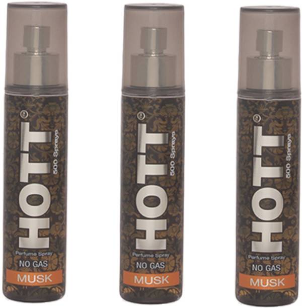 HOTT MUSK Perfume Spray for Men Pack of 3 (60ml each) Perfume  -  60 ml