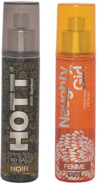 HOTT Mens NOIR & FEMME- (Set of 2 Perfume for Couple) (60ml each) Perfume  -  60 ml