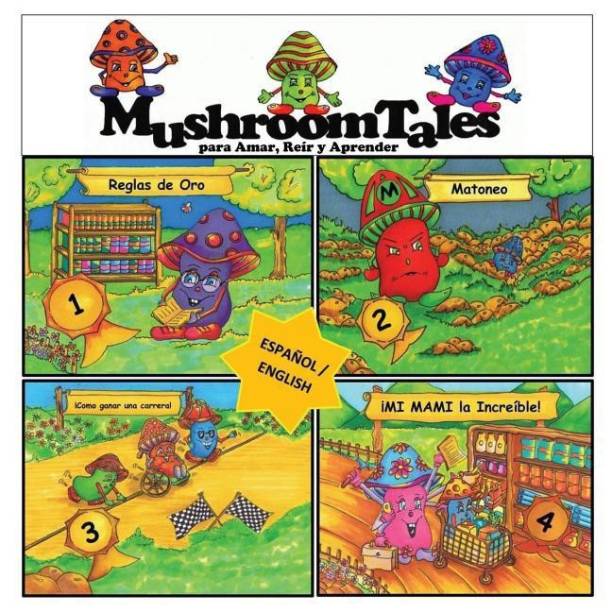 Mushroom Tales - Volumenes 1-4 (4 Libros En Uno) - Bili...