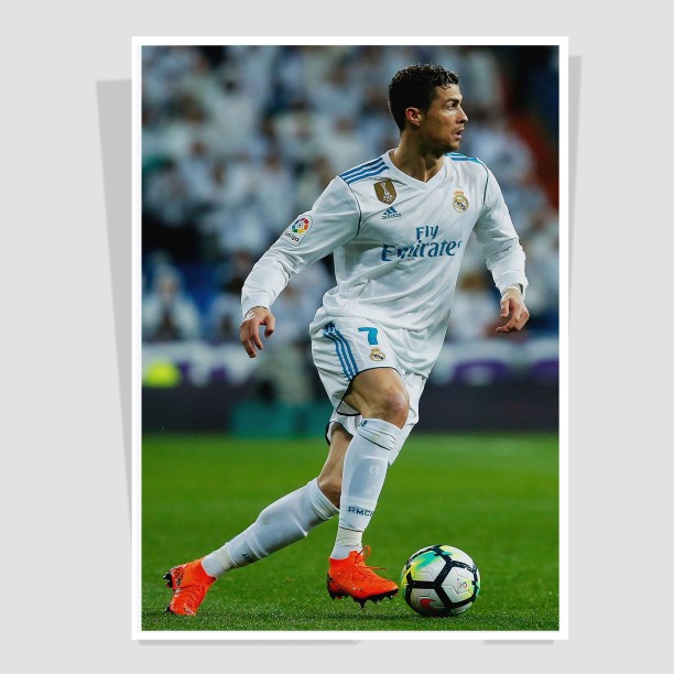 Cristiano Ronaldo Live The Dream Believe 12 x 18 inch Poster Rolled