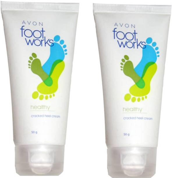 AVON Foot Works Healthy Cracked Heel Cream (Pack of 2)