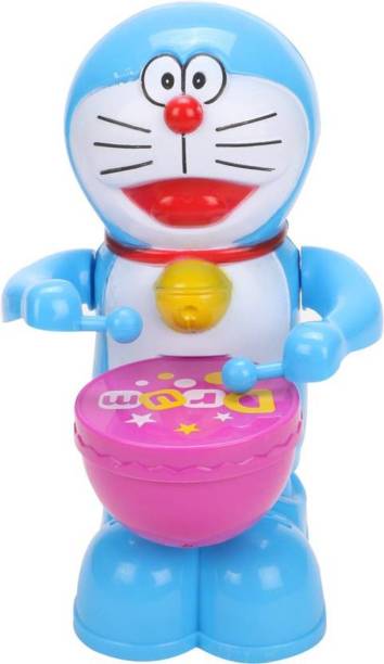 lifestylesection DORAEMON PLAYING DRUM WITH MUSIC AND LIGHT (MULTI COLOR)