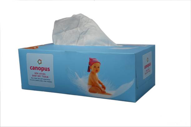 Canopus Non Woven Baby Dry Tissue, (80 tissues per Pack) (Pack of 1)