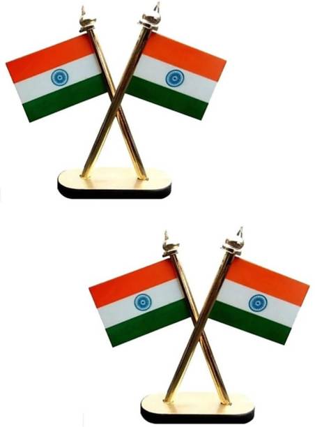 TIMEMORE Indian flag Double Sided Wind Car Dashboard Flag Flag