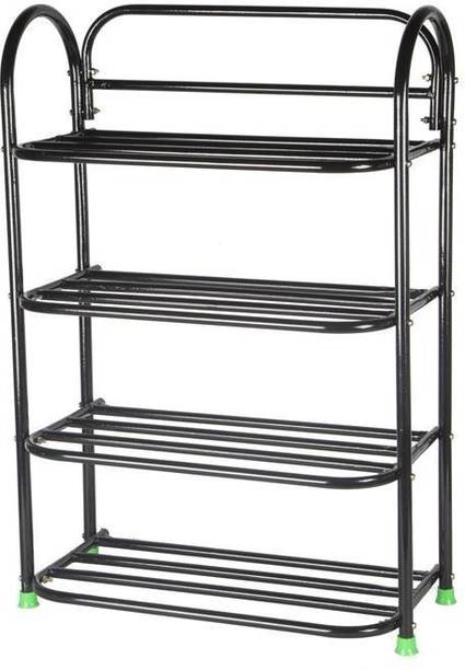 Shoe Rack Stand With Durabilitycertification At Patelraj Metal Collapsible Shoe Stand