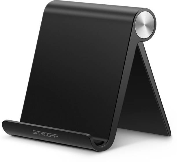 STRIFF Universal Superior ABS Adjustable Multi Angle Desktop phone Stand Mount Holder for Smart Phones(White) Mobile Holder