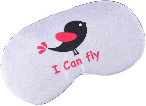 SYGA I Can Fly Brid Cyan Cartoon Gel Ice Sleep Eye Mask Adjustable Head Strap Funny Eye Mask For Sleeping