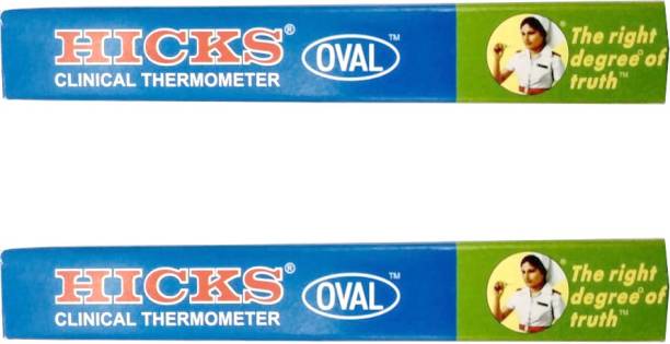 Hicks Oval Clinical Thermometer (Pack of 2) Thermometer