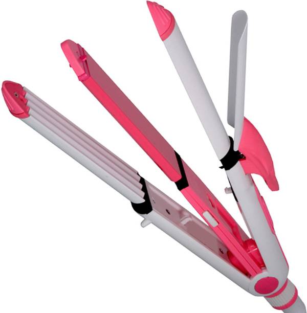 Aone Women Iron Rod Brush Styler Hair Care Curler Curl Curling Straightener 45W - Kemai KM 12130220 Hair Curler