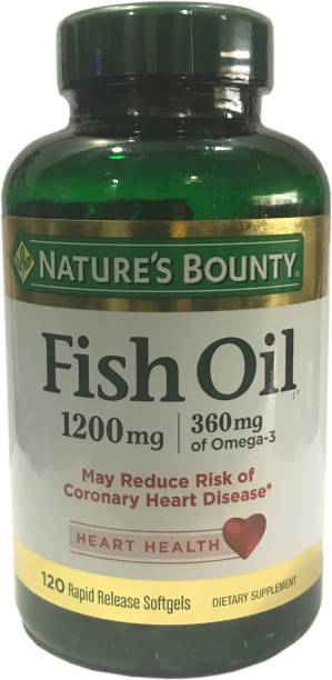 Nature's Bounty Fish OIl 1200mg / 360mg of Omega-3 Dietary Supplement