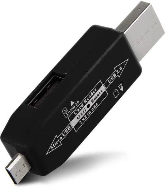 Freya Micro Usb OTG TF / SD Flash Memory With USB Male And Female Card Reader