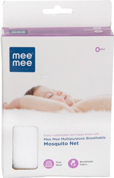 MeeMee Polyester Kids Washable Multipurpose Breathable Mosquito Net Mosquito Net
