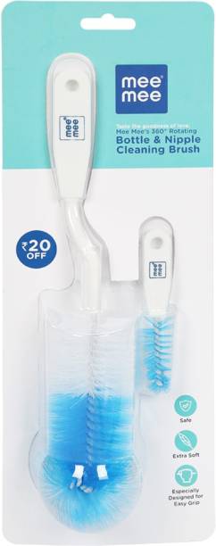 MeeMee Bottle and Nipple Cleaning Brush (Blue)