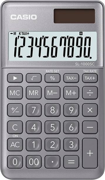 CASIO SL-1000SC-GY Portable Basic  Calculator