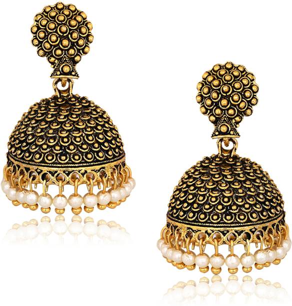 Traditional big jhumkas online Clearance