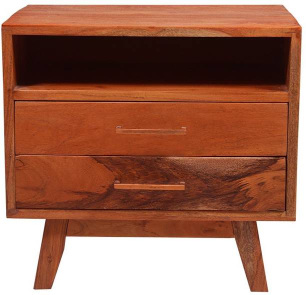 pipercrafts PIPER-BT-1080 Solid Wood Bedside Table