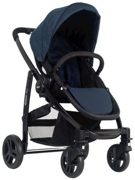 graco sky stroller black night