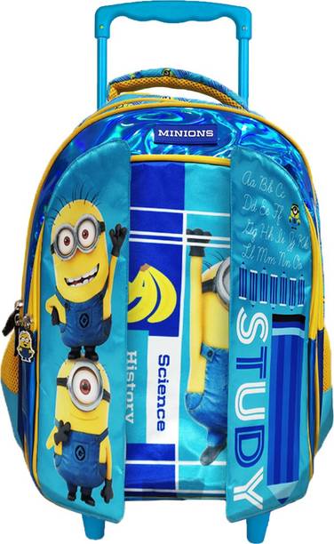 MINIONS Study Flap 41cm Trolley (Primary 1st-4th Std) School Bag
