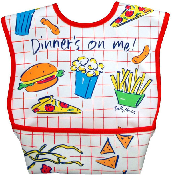 large overhead bibs