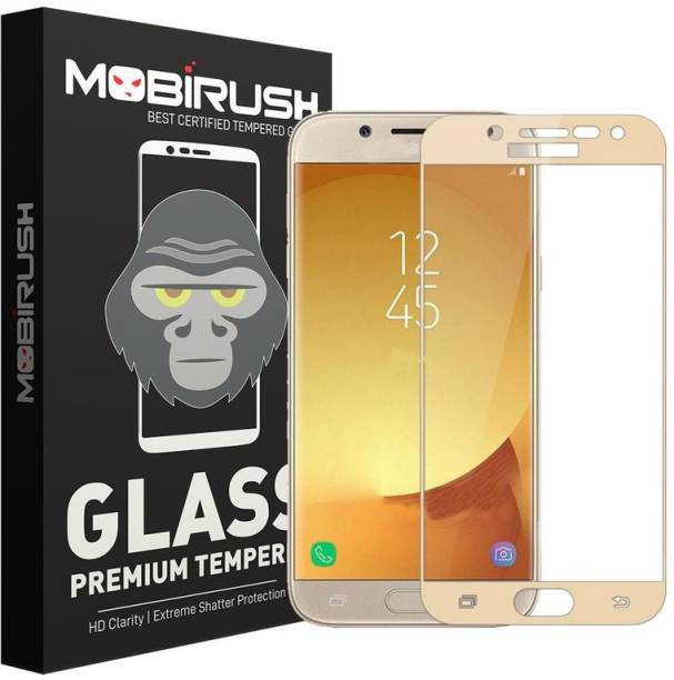 MOBIRUSH Edge To Edge Tempered Glass for Samsung Galaxy J7 Pro