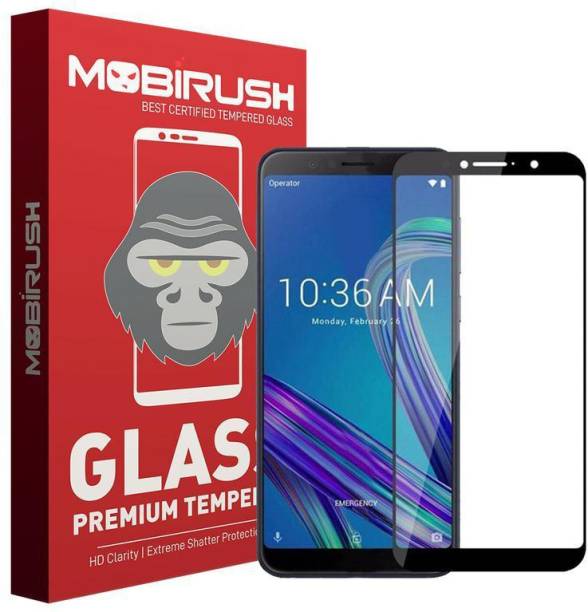 MOBIRUSH Edge To Edge Tempered Glass for Asus Zenfone Max Pro M1