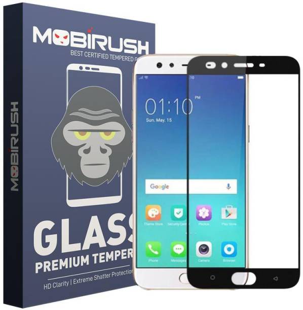 MOBIRUSH Edge To Edge Tempered Glass for Oppo F3