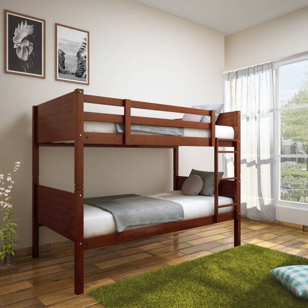 Kids Bunk Beds At Best S On Flipkart Home By Nill Canary Solid Wood Bunk Bed