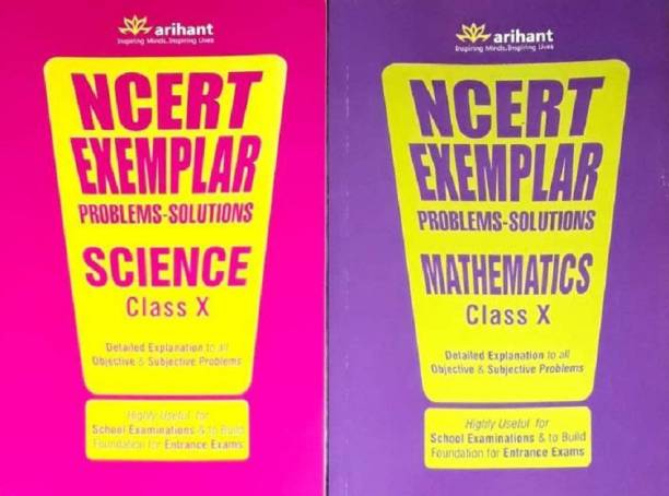 NCERT EXEMPLAR PROBLEMS-SOLUTIONS SCIENCE AND MATHEMATICES CLASS 10 ( Set Of 2 Book Original By ARUSHI01 Saller )