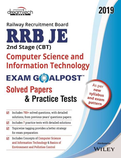 RRB JE 2nd Stage (CBT) Computer Science and Information Technology Exam Goalpost Solved Papers & Practice Tests, 2019