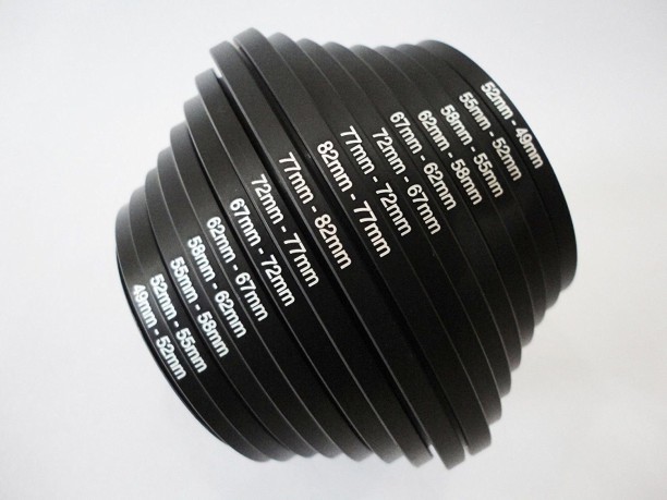 Step Up para lente Diámetro 55 mm y filtro O accesorio diámetro 82 mm de Italia  82 mm Digital HD® Anillo Diámetro 55  