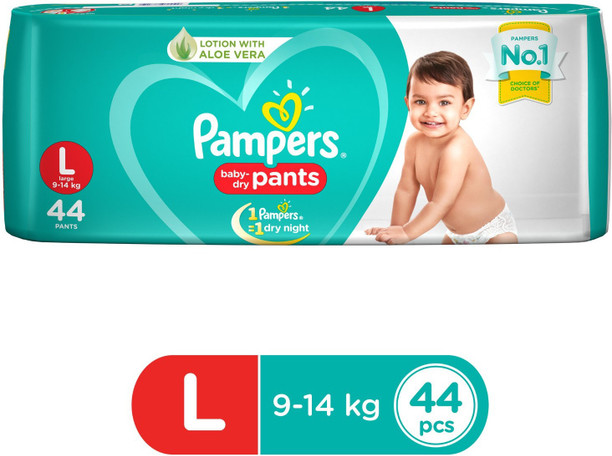 pampers large size diaper pants