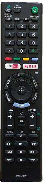 LipiWorld RM-L1370 Remote Control Compatible for LCD LED TV  YouTube & Netflix Sony Remote Controller