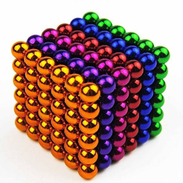 Cross 5MM Multicolor Magnetic Balls MagnetsToys Sculpture Building Magnetic Blocks Magnet Cub