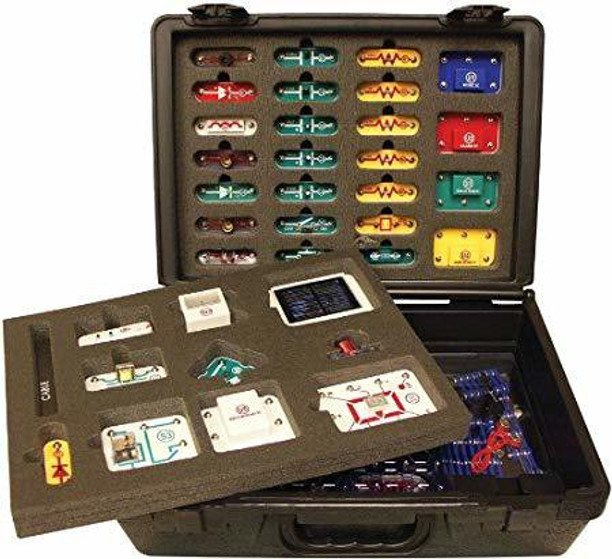 snap circuits beginner electronics exploration kit