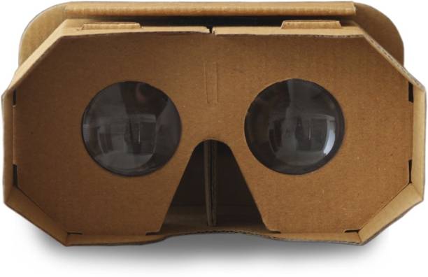 AuraVR Zoom Virtual Reality Cardboard with 42 mm Video Glasses