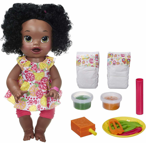 baby alive snackin luke african american