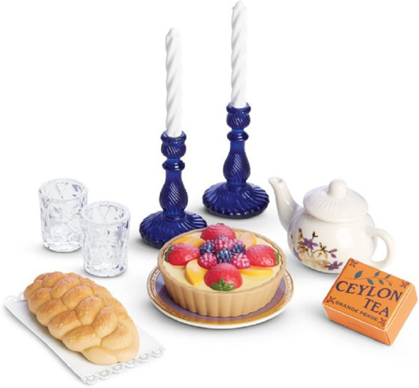 18/" Doll GARDEN PARTY SET Dishes Drinks Food Desserts Snacks for American Girl